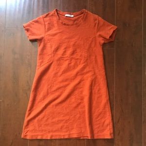 ZARA TRAFALUC Orange Dress
